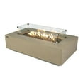 thumbnail image 4 of Elementi Plus Colorado Natural Gas Fire Pit for Outside Outdoor Fire Pit Table Smokeless Firepit Concrete Rectangular Fire Table Patio Heater Fireplace 60000 BTUs - Sunlight Yellow, 55.9 x 31.9 Inches, 4 of 13