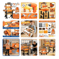 thumbnail image 4 of Caunedy 156 Pcs Pretend Construction Toy Set with Drill,Kids Workbench Tools Playset,Ideal Gift for Boys Ages 3-8, 4 of 5