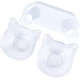 thumbnail image 2 of Comederos para gatos Comederos elevados para gatos inclinados 15 platos de plástico para gatos, 2 of 4