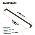 thumbnail image 4 of Goo-Ki 10''(256mm) Hole Center Antique Oil Rubbed Bronze Cabinet Pulls, Zinc Alloy Minimalist Style Cabinet Handles for Drawer,Dresser,Cupboard Wardrobe Cabinet,6 Pack, 4 of 6