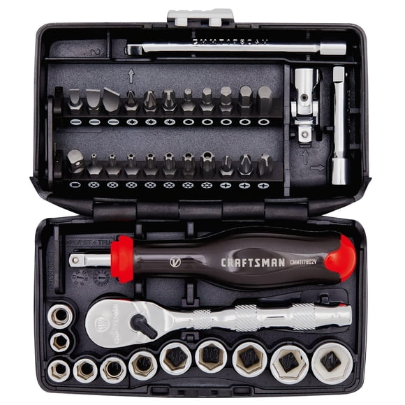 Juego de enchufes y brocas de destornillador CRAFTSMAN V-SERIES, 38 piezas