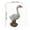 6.5", variant on Summercome 6.5" Large Porch Goose Garden Decor, Resin White Goose Statue Standing Independently, Vibrant Figurine for Patio Balcony Lawn and Entryway Accent, Indoor and Outdoor Garden Sculpture