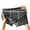 001 Gray, variant on Men Textured Boxer Briefs Solid Color Mid-waist Underpants Soft Comfort Breathable Underwear