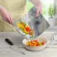 thumbnail image 3 of Cut N' Funnel "Quartz" Designer Flexible Plastic Cutting Board Mat, 1 Pack 15" by 11.5", 3 of 7