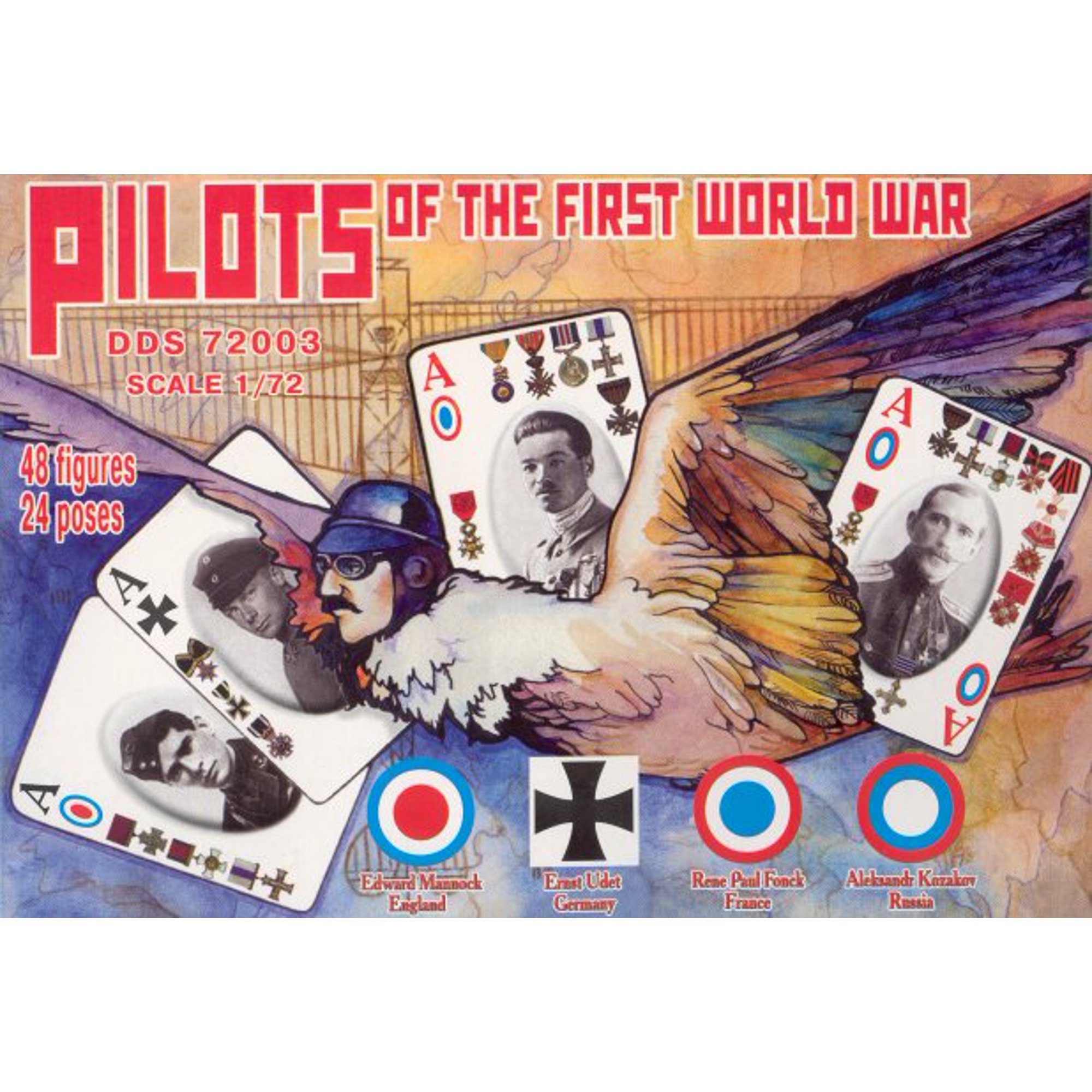 1/72 Dark Dream Studio: Pilots of WWI - France, Germany, Russia & Great  Britain (48) | Walmart Canada