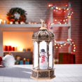 thumbnail image 2 of Abbracc LED Light up Christmas Lantern Centerpiece Accents Battery Operated for Holiday Snowman, 2 of 8