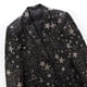 thumbnail image 3 of Abrigo de traje informal de negocios con estampado de estrellas de cinco puntas para hombre (talla XXL), 3 of 5