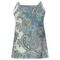 thumbnail image 5 of Youyipin Women Tank Tops Women's Casual Summer Spaghetti Strap Floral Print Sleeveless V Neck Strappy Shirts Tummy Control Tank Top For Women, 5 of 5