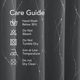 thumbnail image 4 of ZOPZO Room Darkening Curtains, Noise Reducing, 2 Panels, Dark Gray, 42W x 63L Inch, Energy Saving, Thermal Insulated Blackout Drapes, 4 of 9