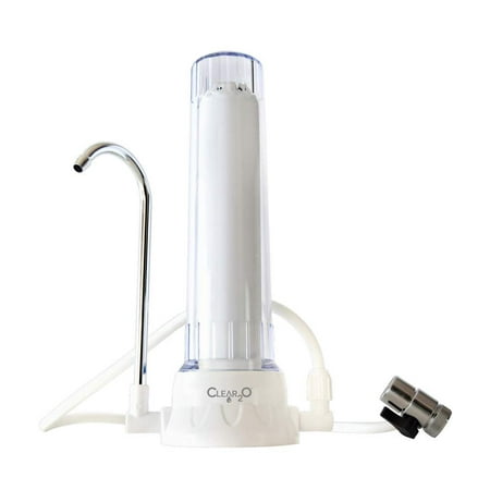 Clear2o CCT2000 Countertop Drinking Water System, includes 100% natural coconut carbon filter,
