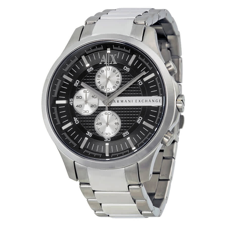 armani exchange men's ax2152 silver watch 