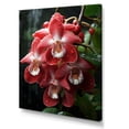 thumbnail image 2 of Designart "Tranquil Orchids in Pink & White II" Floral Canvas Wall Art - Traditional Pink Orchids Bedroom Canvas Wall Art, 2 of 6