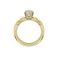 thumbnail image 3 of 1.15 Ct Brilliant Oval Cut Natural Diamond Oval Solitaire Engagement Ring for her Solid 18K Yellow Gold Size 5.5, 3 of 8