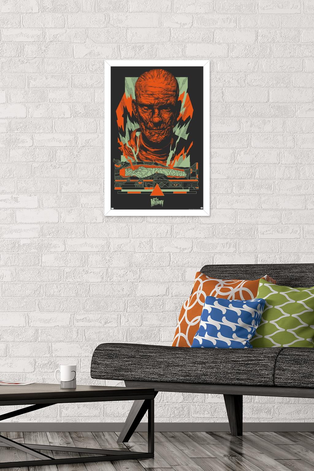 The Mummy - Illustration Wall Poster, 14.725" x 22.375" Framed