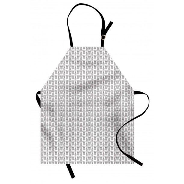 Succulent Apron Horticulture Cacti Plants In Patterned Pots Ornamental Flora Pattern Unisex Kitchen Bib With Adjustable Neck For Cooking Gardening Adult Size Dark Grey And White By Ambesonne Walmart Com Walmart Com