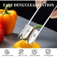 thumbnail image 3 of 3 PCS Bell Pepper Corer, Multifunctional Fruit and Vegetable Core Remover, Stainless Steel Apple Corer Remover, Reusable Kitchen Gadget, Easy to Clean, 3 of 4