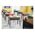 thumbnail image 2 of Lorell, 18" Seat-height Stacking Student Chairs, 4 / Carton, Navy, 2 of 7