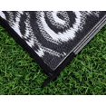 thumbnail image 3 of 42843 Tapis d'Extérieur, 8 Pieds x 16 Pieds, Tourbillon de Charbon, 3 of 6