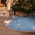 thumbnail image 5 of Sikiie Gold And Blue Fireworks Christmas Tree Skirt, Christmas Tree Decorations, Christmas Decor, Tree Mat Decoration(30-48IN)-30", 5 of 6