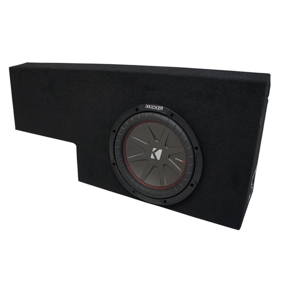 01-06 GMC Sierra 1500 Crew Truck Kicker CompR CWR10 Sealed 10" Sub Box 2 Ohm