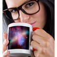 thumbnail image 2 of 3drose, Galaxy and Nebula - Messier Spiral Galaxy, 15oz Two-tone Red Mug, 2 of 6