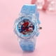 thumbnail image 1 of Disney-Reloj de pulsera de cuero con luz Led brillante para niños, cronógrafo de cuarzo con diseño de princesa de Frozen, regalo de Navidad, 1 of 4