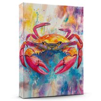 Crab Red Claw Canvas Wall Art Animal Decor, Crab Red Claw Canvas Prints Wild Animal Artwork for Living Room Bedroom Office 190HD300