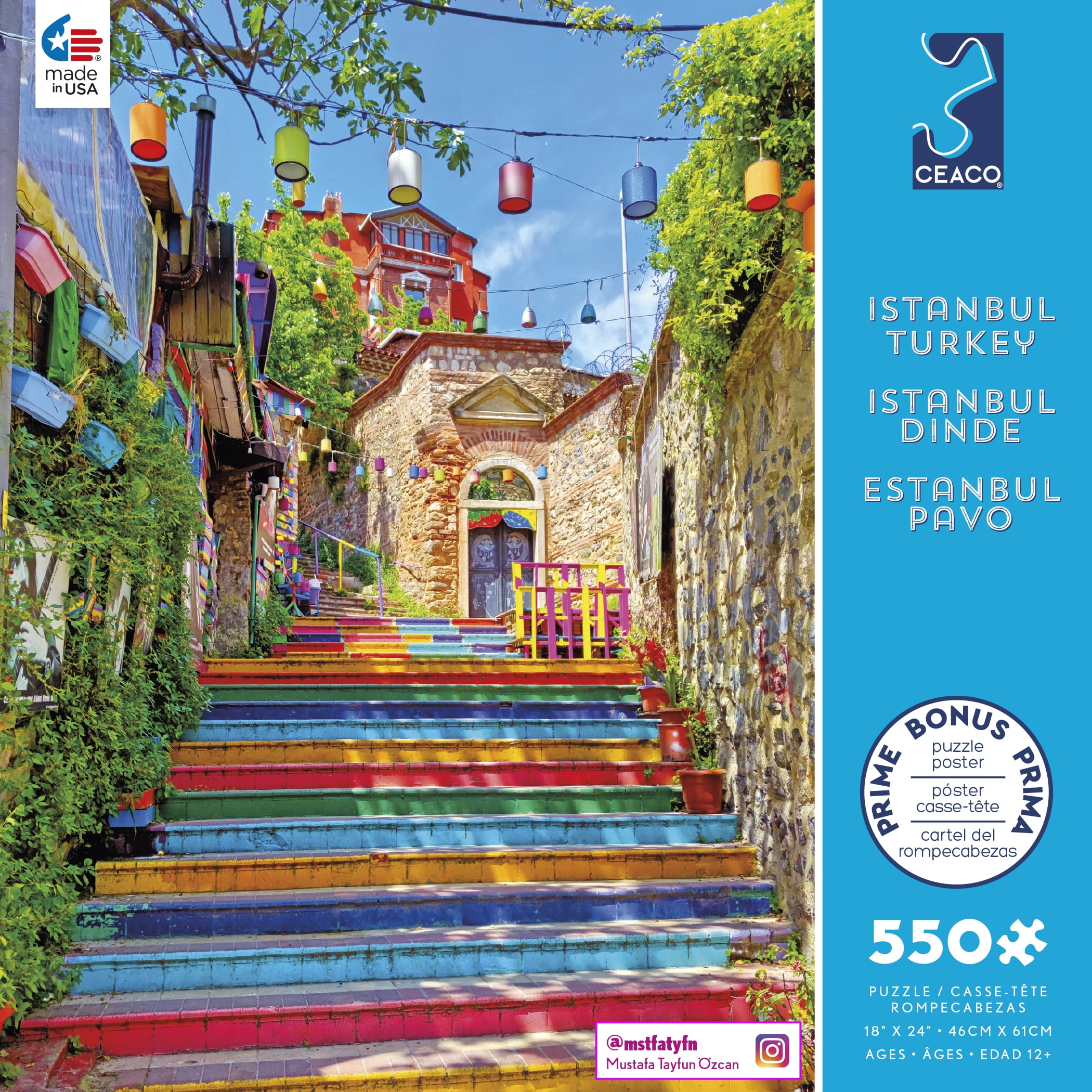 Ceaco Around the World Istanbul Turkey 550 Piece Jigsaw Puzzle