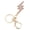 Pink, variant on Rhinestone Lightning Keychain Cute Zinc Alloy Sparkling Key Chain Pendant for Wallet Handbags, Exquisite Metal Fashion Car Keyring Accessories for Men Women, Gift Choice, Red (4.72 inches)
