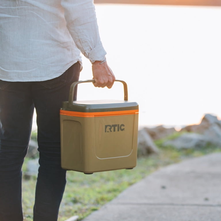 RTIC 8 QT Hard-Sided Personal Cooler, Fits 12 Cans, Road Trip