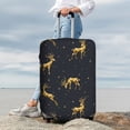 thumbnail image 3 of Lsque Christmas Deers Printed Luggage Cover, Travel Luggage Protector,Scratch and Dirt Resistant, Fits 18-32 Inch Luggage - Small, 3 of 9