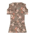 thumbnail image 6 of Womens Short Sleeve Tops To Wear With Leggings Womens T Shirts Short Sleeve V Neck Loose Casual Summer Tops 2026, 6 of 7