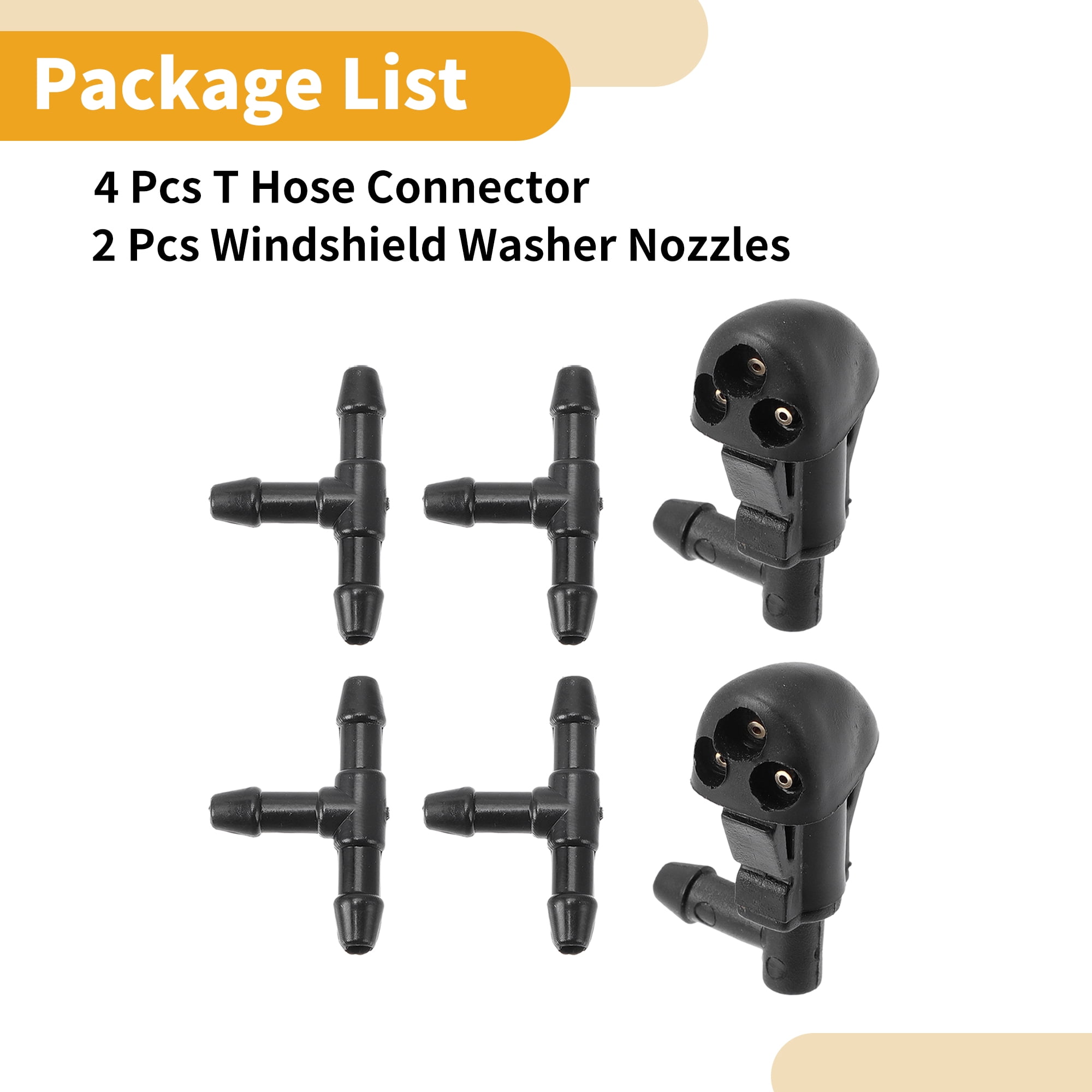 Unique Bargains Windshield Washer Nozzle Kit for Chevrolet Cruze 2009-2014