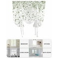 thumbnail image 6 of Sage Green Polka Dot Tie Up Curtains for Window, Thermal Insulated Balloon Shade Adjustable Rod Pocket Curtains Valance Panels for Kitchen Bathroom Cafe 42 x 45 Abstract Modern Art Dots Watercolor, 6 of 6