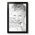 thumbnail image 2 of ArtToFrames 8" x 14" Black Picture Frame, 8.5x14 inch Black Wood Poster Frame (WOM-4308), 5 Pack, 2 of 7