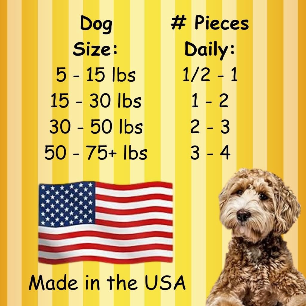 Fetch Fries Dog Treats - Chicken & Sweet Potato Recipe, Made in USA, Grain Free, Soft and Chewy (16 oz)