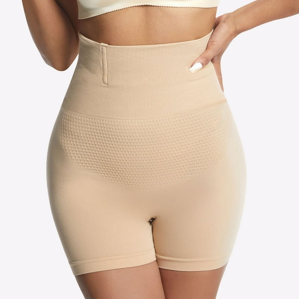 Fajas moldeadoras de cintura baja para mujer, de color liso, para realzar el abdomen y la cadera, para después del parto, con busto pronunciado.
