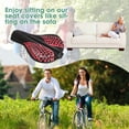 thumbnail image 3 of Superjoe Gel Bike Seat Cover with Raincover, Anti-Slip Comfortable Bike Seat Cushion with Breathable Design Bicycle Saddle Pad for MTB & BMX and Road, Velcro Installation(11×7in/11×10in), 3 of 8