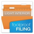 thumbnail image 7 of Colored Hanging Folders, Letter Size, 1/5-Cut Tabs, Orange, 25/Box | Bundle of 10 Boxes, 7 of 7