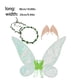 thumbnail image 4 of Sonducket Hada elfo lindo disfraz de Halloween Cosplay ala de Ángel brillante vestido colorido de flores pendientes accesorios de fotografía Disfraces de disfraces Verde 60*48cm, 4 of 6