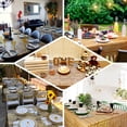 thumbnail image 4 of Efavormart 52"x108" Natural Rustic Wooden Print Plastic Vinyl Tablecloth, Waterproof Disposable PVC Tablecloth, 4 of 5