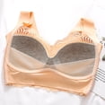 thumbnail image 5 of Yuanlong Womens Push Up Bra Lace Full Coverage Support Padded Wireless Bralette Comfort Seamless Wide Strap Everyday Shaping Bra, 5 of 6