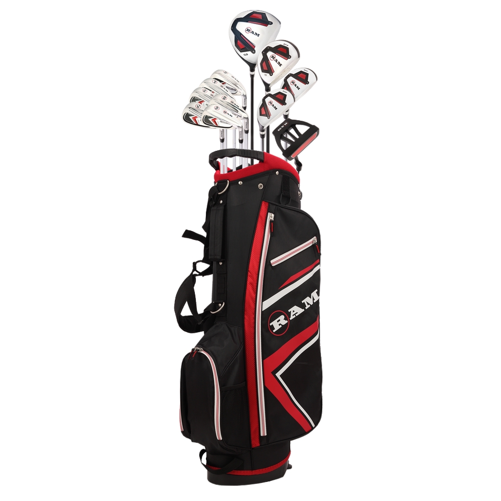 Ram Golf Accubar 16pc Mens Right Hand Graphite / Steel Golf Clubs Set
