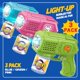thumbnail image 3 of Paquete de 3 pistolas Bubble Guns Beria con solución de burbujas para niños mayores de 3 años, 3 of 8