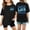 Black1878, variant on HAYIMI Kids O-Neck T-Shirts Graphic Print Tee Fashionable Casual Shirts For Teen Girls Youth Comfortable Daily Wear Birthday Tops