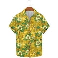 thumbnail image 2 of AHTJRT Stylish Men's Camouflage Print Button Down Short Sleeve Shirt Multicolor 2XL, 2 of 5