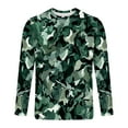 thumbnail image 7 of DeHolifer Mens Sets 2 Piece Outfits Camouflage Long Sleeve Lightweight T-Shirts and Jogging Pants Athletic Sweatsuit Camouflage 2XL, 7 of 7