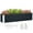 Dark Grey, variant on Outsunny 6' x 1.5' x 1.3' Galvanized Raised Garden Bed, Silver