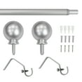 thumbnail image 4 of Mainstays 1/2” Nickel Ball Adjustable Curtain Rod, 28”-48”, 4 of 4