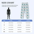 thumbnail image 5 of Daiia Turtles And Goldfish Men's Sleep Pant with Pockets and Drawstring,Pajama Pants-X-Large, 5 of 9